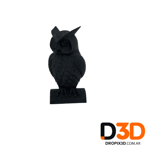 Buho Tronco Decorativo 13cm
