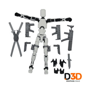 Muñeco Dummy 14cm + Accesorios