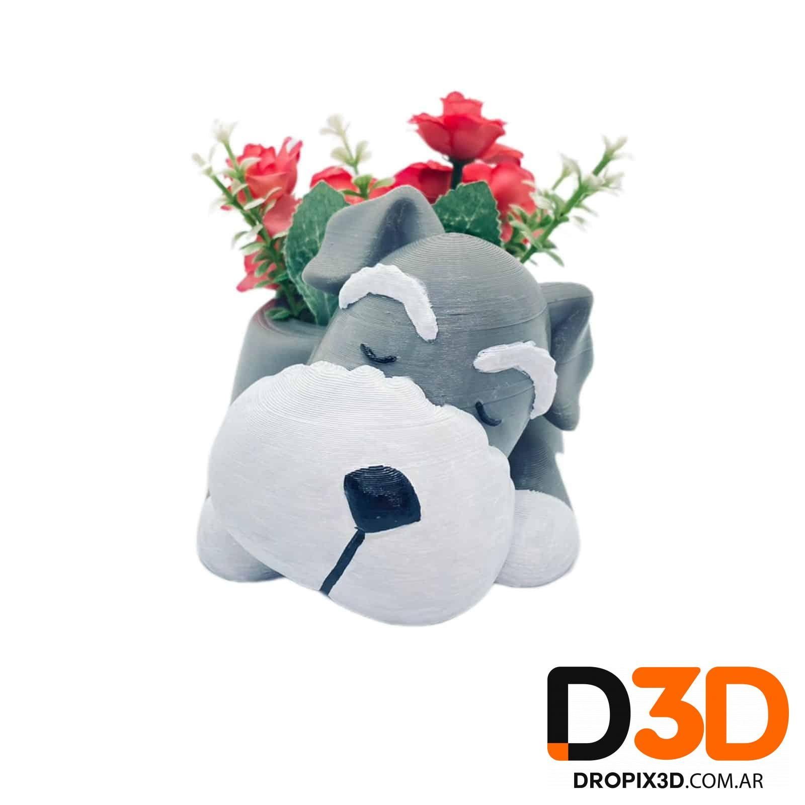 Maceta Perro Schnauzer