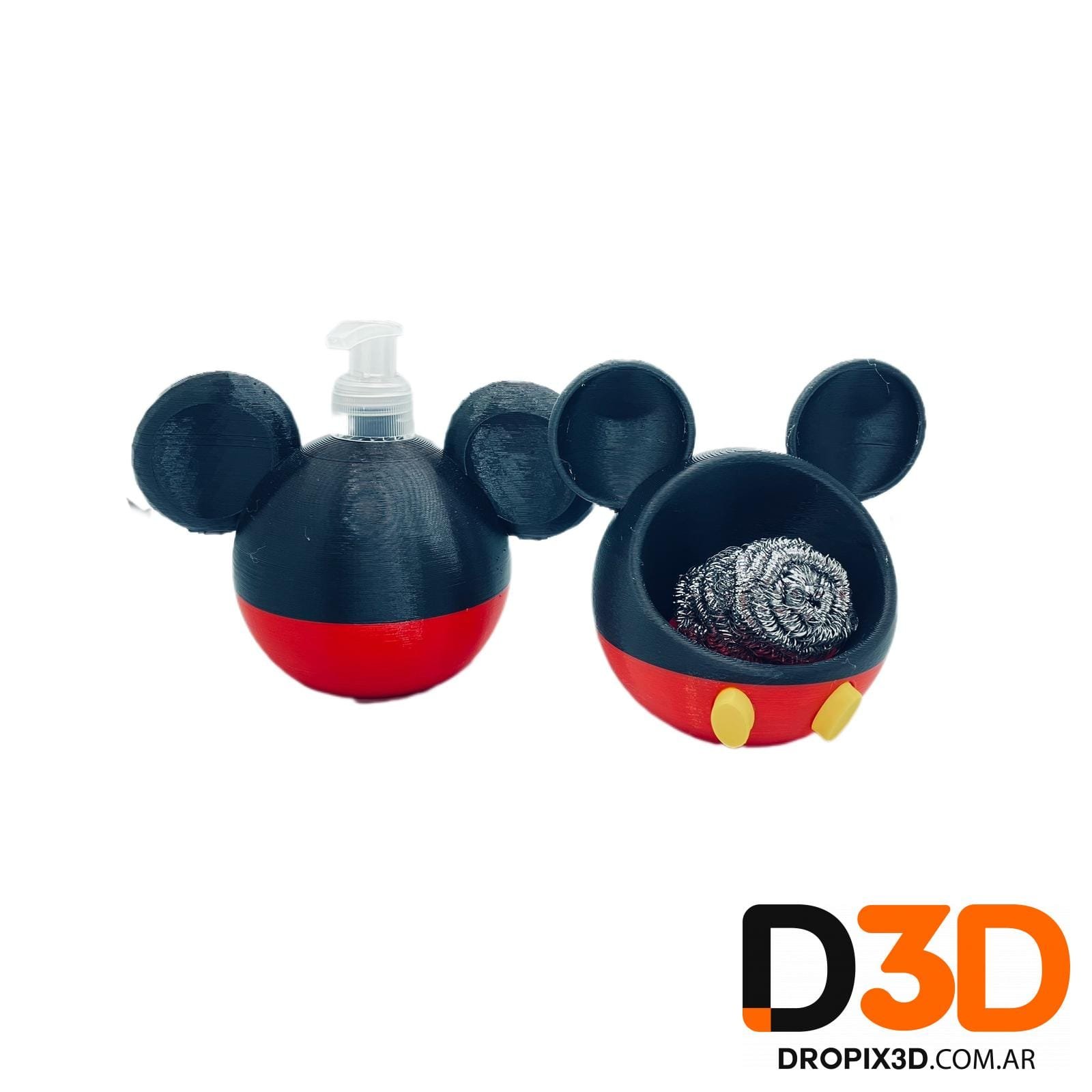 Kit Cocina Mickey Dispenser con Porta Virulana