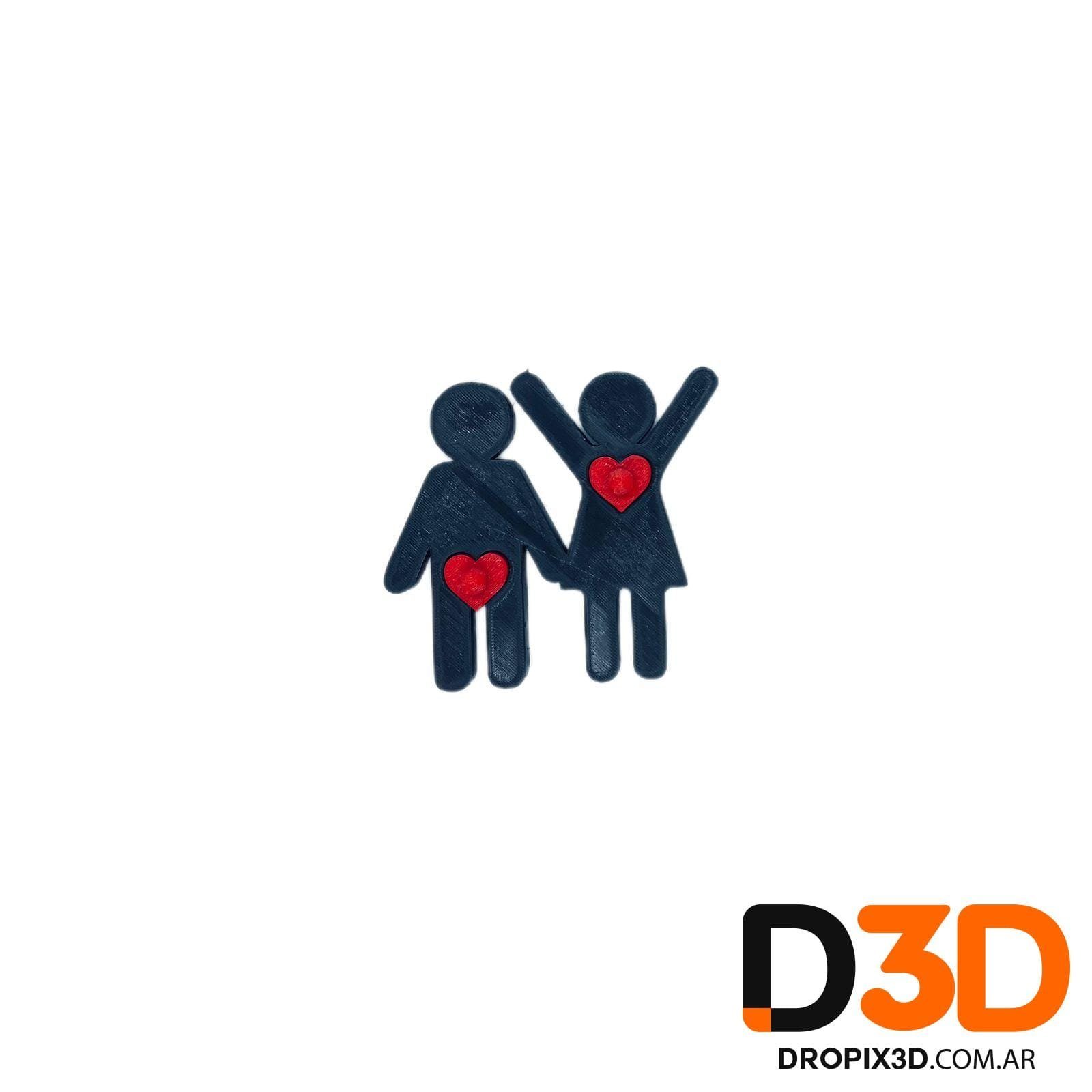 Porta Llaves Pareja